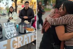 Jovens distribuem café grátis e evangelizam nas ruas da Argentina: “Jesus pagou o preço”