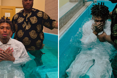 Rapper NLE Choppa é batizado: ‘Clamei por Jesus e Ele me salvou’