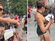 Ativista trans rasga páginas da Bíblia durante ato no 11 de Setembro