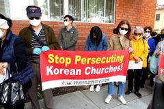 Methodists protest UMC bishop for terminating 3 theologically conservative Korean pastors