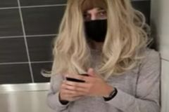 Amazon driver in blonde wig filmed naked girls in women's bathroom with pen camera, police say