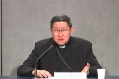 Cardinal Tagle chokes up while recalling grandfather’s migration story