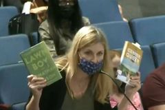 'Do Not Interrupt My Time!' Mom Unloads on 'Pedophilia' in High School Library