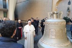 Pope Francis blesses pro-life bells going to Ukraine and Ecuador