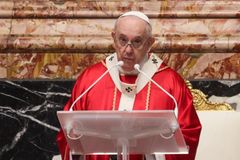 Pope Francis offers Mass for souls of 208 deceased bishops, cardinals