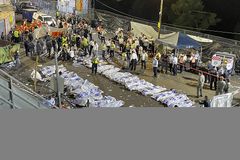 Dozens dead in Israeli stampede