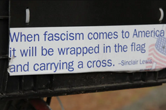 Who Really Said ‘When Fascism Comes to America, It Will Be Wrapped in the Flag and Carrying a Cross’?