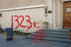 Historic Denver church vandalized, motive unclear