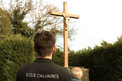 Meet the young Catholics restoring wayside crucifixes across France