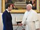 Pope Francis meets French President Macron at the Vatican
