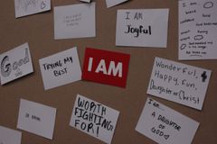 ‘I am’ stickers give youths chance to express how they view their lives