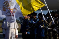 There are no walls in the church, pope says in Cyprus