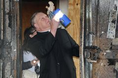 Tenn. bishop finds inspiration amid rubble after fire at Catholic agency