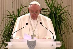 Pope Francis tells Cypriot authorities he is praying for ‘the peace of the entire island’
