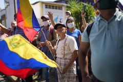 Voters protest disqualification of Venezuelan candidate