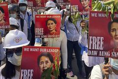 Myanmar’s ousted leader sentenced to four years