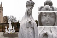 Our Lady of Fatima statue near national shrine in Washington vandalized