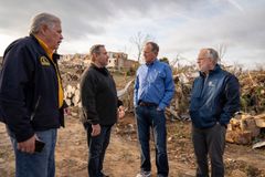 Litton, Wright visit storm-ravaged town, see Southern Baptist cooperation ‘at its best’ | Baptist Press