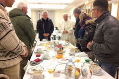 Pope marks 80th birthday with charitable giving to Rome's poor