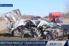 'She Is a Walking Miracle': Shocked Witness Stunned Driver Survived Wreckage That Left Car 'Crumpled Like a Piece of Paper'