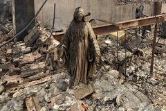 Colorado family finds hope in Mary statue largely untouched by wildfire