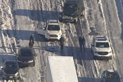 Drivers snowed-in on Virginia interstate