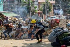 Myanmar church sheltering families damaged by strikes
