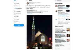 Activist group projects pro-choice messages on Washington basilica on eve of March for Life