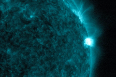 NASA Captures Sun Sending Powerful Solar Flare Into Space