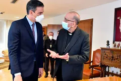 Spanish PM meets with head of country's bishops' conference