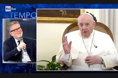 Pope Francis makes first TV talk show appearance