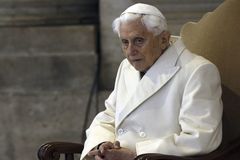 Retired pope apologizes, denies wrongdoing