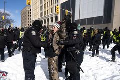 Police clear Ottawa protest