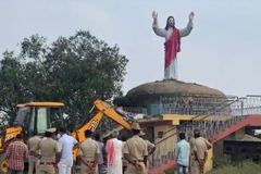 India government destroys 20-foot Jesus statue in Christian village