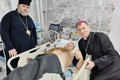 Ukrainian clergy see the good in the face of so much evil