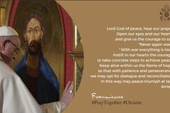 Pope leads day of prayer and fasting for Ukraine