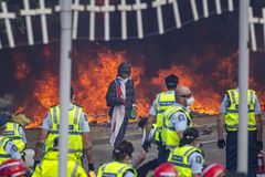 Fires break out in New Zealand protest camps