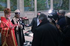 Cardinal joins Biden, and later Archbishop Gudziak, in praying for Ukraine