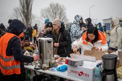 ‘There’s no place I’d rather be,’ says frontline aid worker in Ukraine