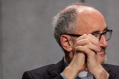 At Ukraine border, papal envoy denounces hospital bombing