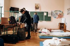 Church in Western Ukraine opens its doors to displaced people
