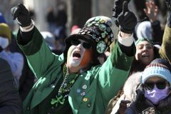 St. Patrick’s Day parades turn pandemic blues Irish green