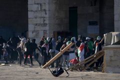 Palestinians Clash with Israeli Police at Al-Aqsa Mosque on the Temple Mount