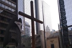 Cross in public space celebrates Easter, religious freedom, sponsors say