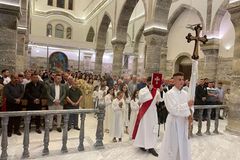 Church holds service for first time after ISIS desecrated it 8 years ago