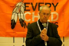 Welby apologises for residential schools in Canada