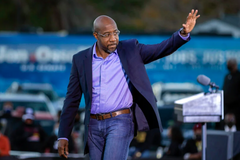Raphael Warnock Says His Senate Colleagues Sometimes Ask, ‘Rev, Pray for Me’
