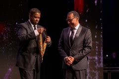 Denzel Washington honors Pastor A.R. Bernard at Museum of the Bible 'Blessing of the Elders' ceremony