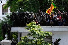 Sri Lanka’s president flees the country