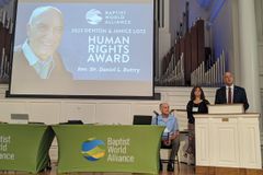 Buttry Honored with 2022 BWA Human Rights Award